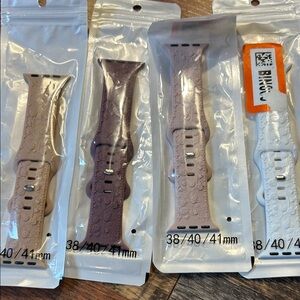 Wearable Bands - Brown, Pink, White, Plum New in box 16